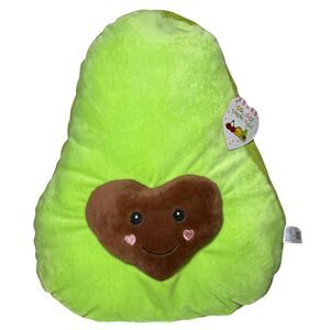 Large Heart Avocado Plush 2019 Stuffed Soft Toy Walgreens Discontinued Fruit NWT